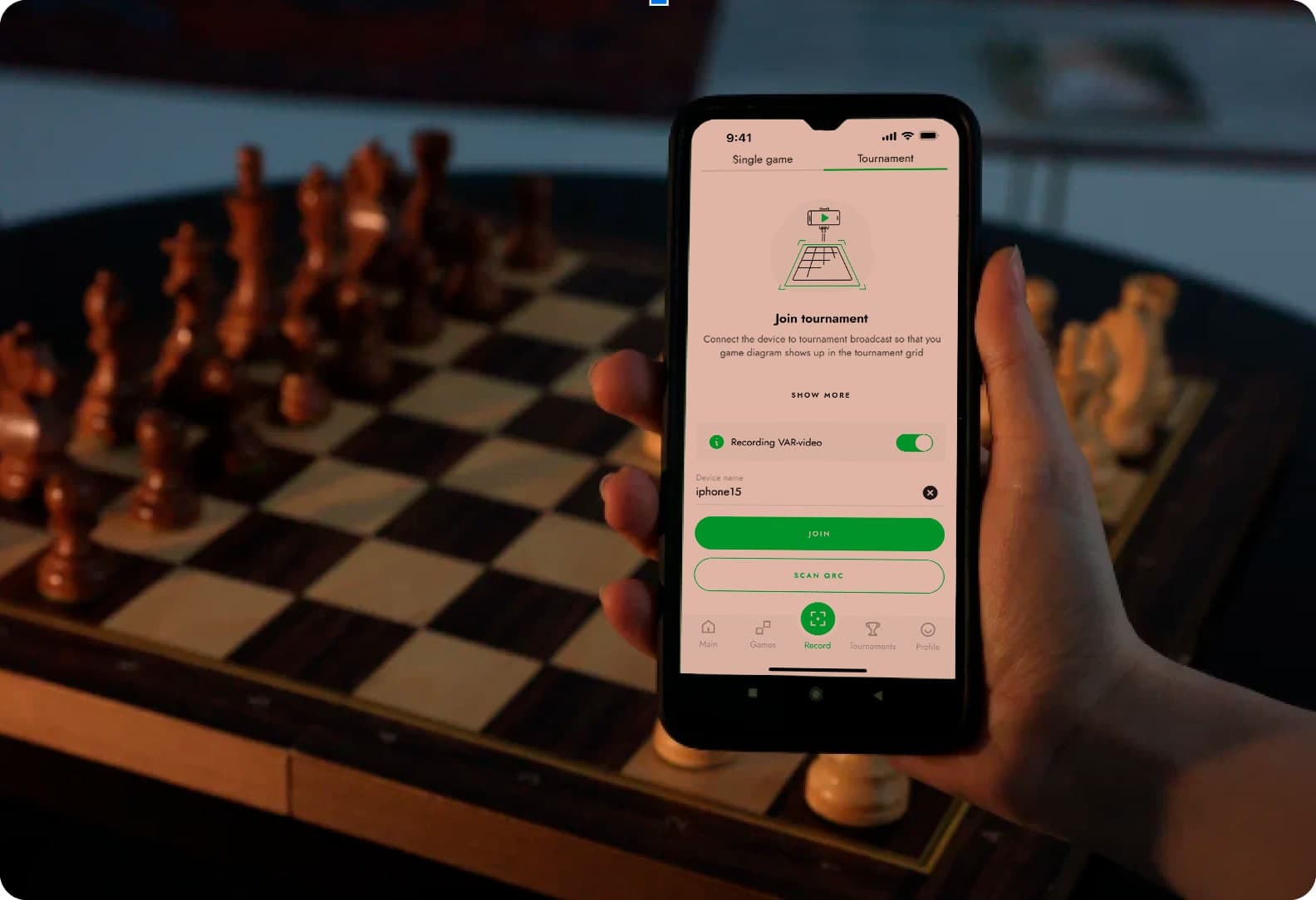 How to prepare your smartphone for using idChess at a tournament?