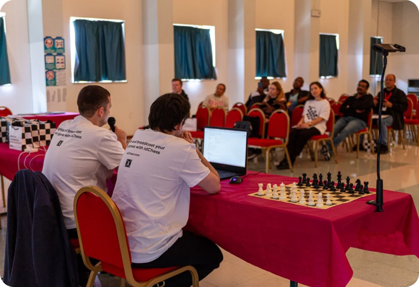 A workshop on broadcasting tournaments and using idChess VAR took place in Italy