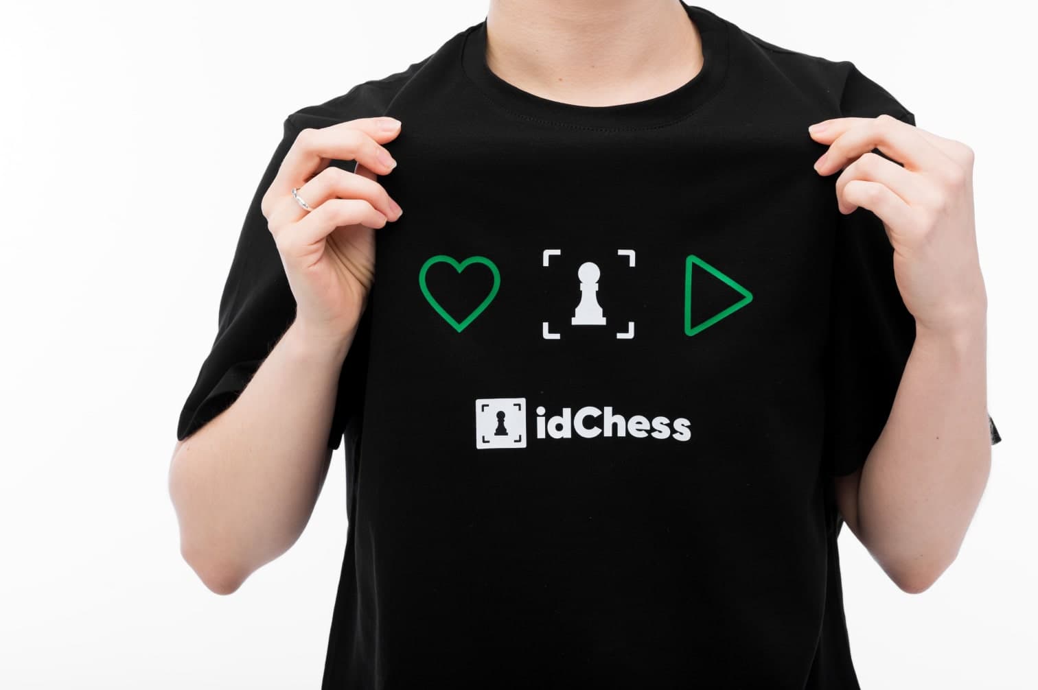 Футболка оверсайз черная, Коллекция ‘Play chess’