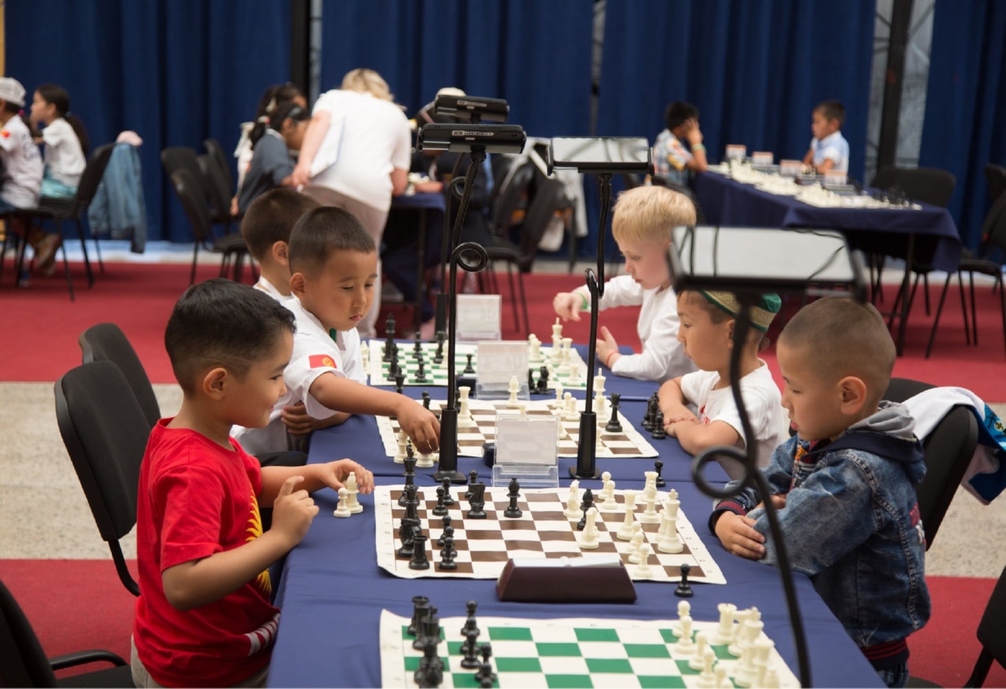 Three Stages of a Chess Game